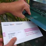 Census pack with letter delivered by mail