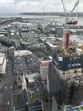 Looking down on Auckland construction - July 2023