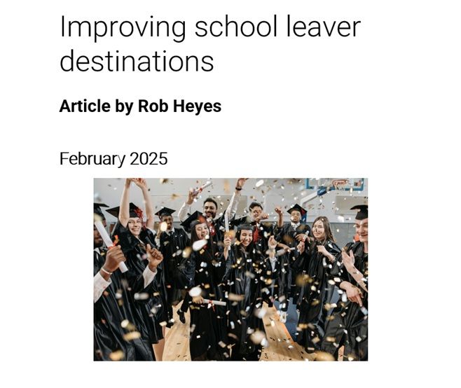 Article: Improving School Leaver Destinations