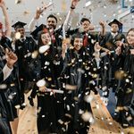 Fresh Graduates Celebrating in Gym